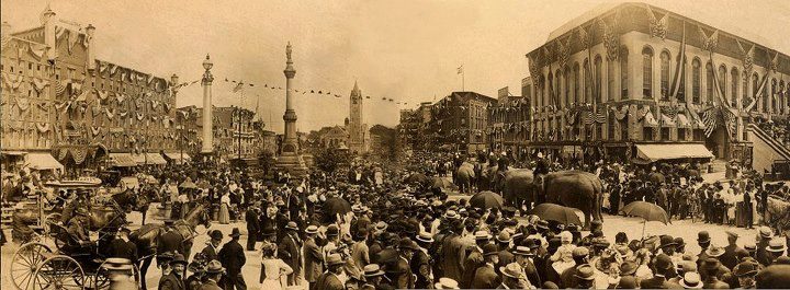 1910 Firemen Convention & Circus Parade