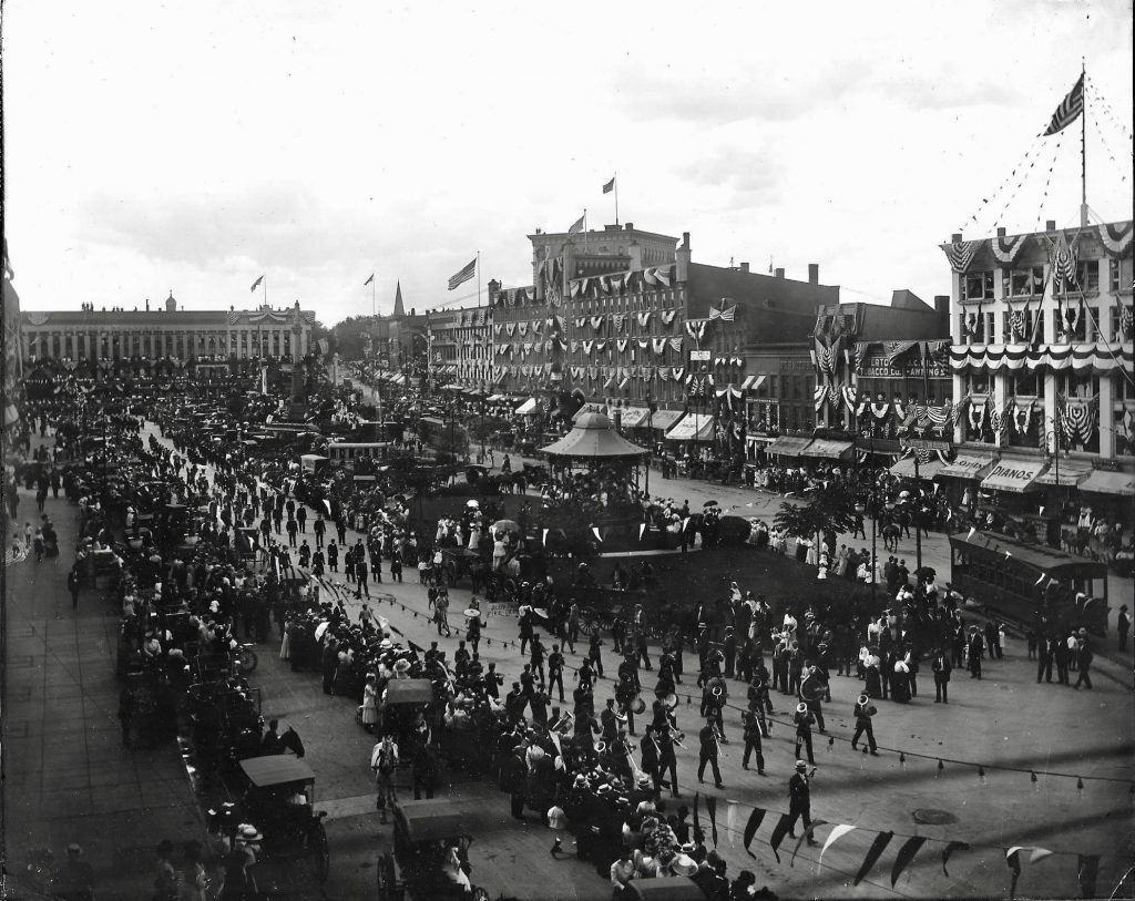 1910 New York State Firemen's Convention Parade