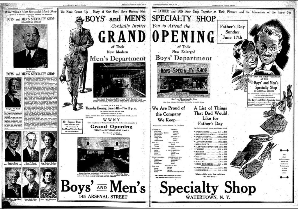 Boy's and Men's Specialty Shop