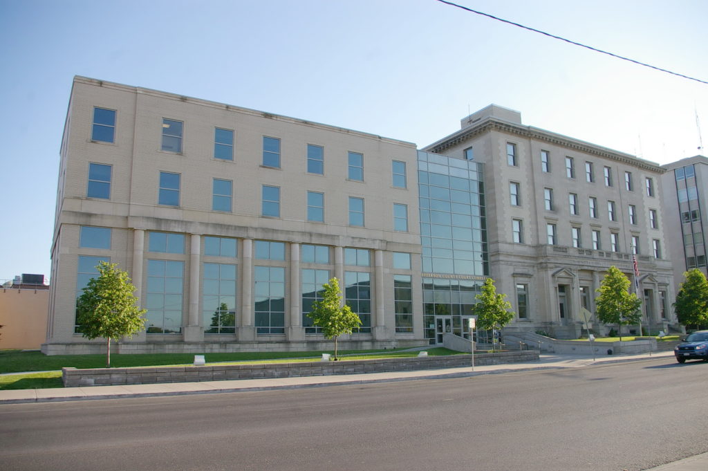 Courthouse expansion where Boy's and Men's Specialty Shop was located