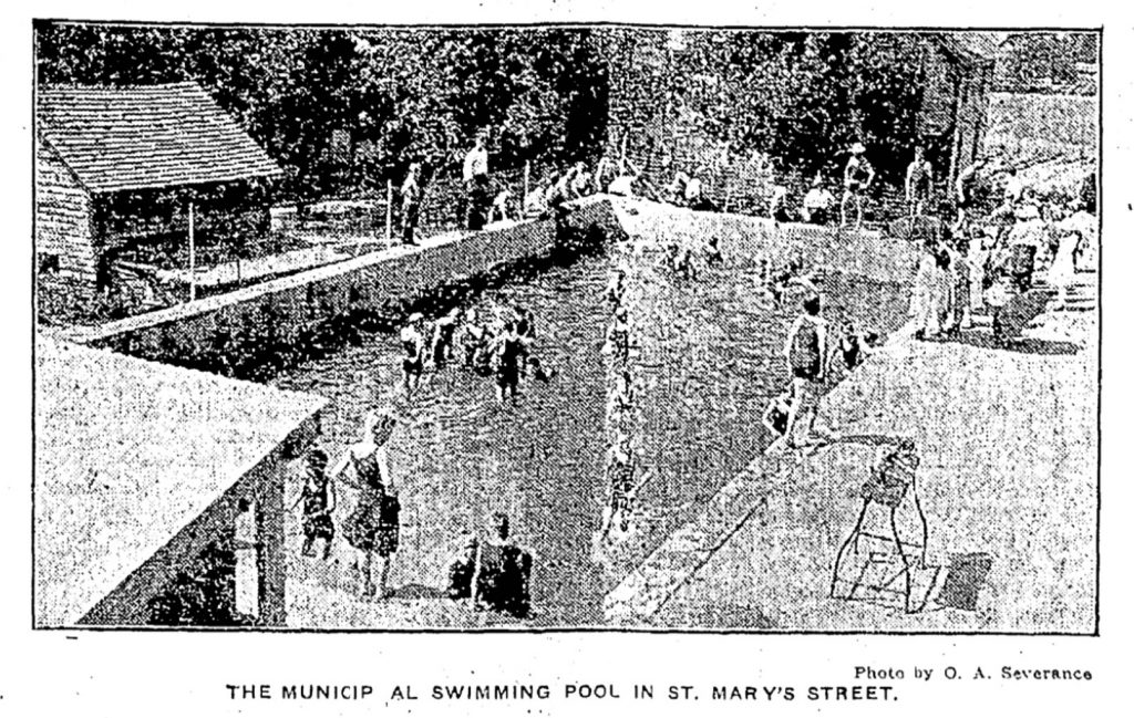 St. Mary St. Pool Watertown NY 1916