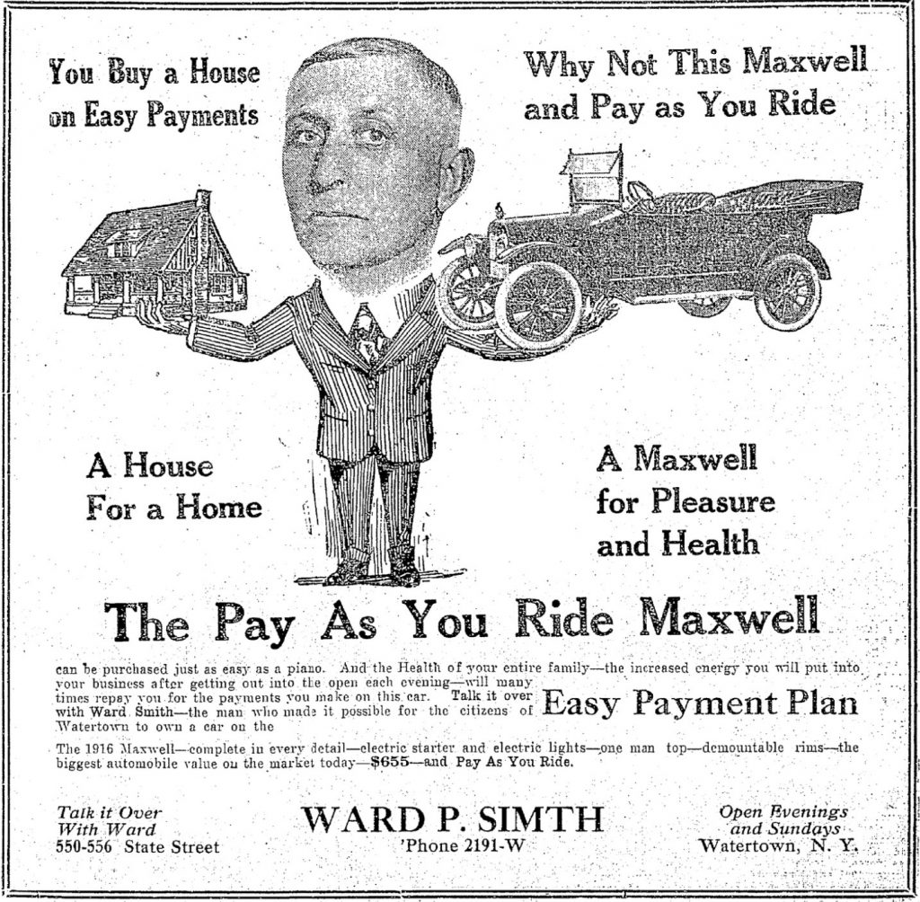 Ward P Smith selling Maxwells
