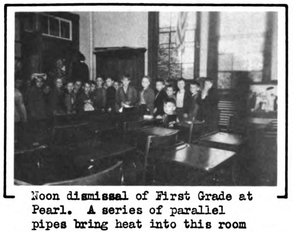 One of the Pearl Street School classrooms