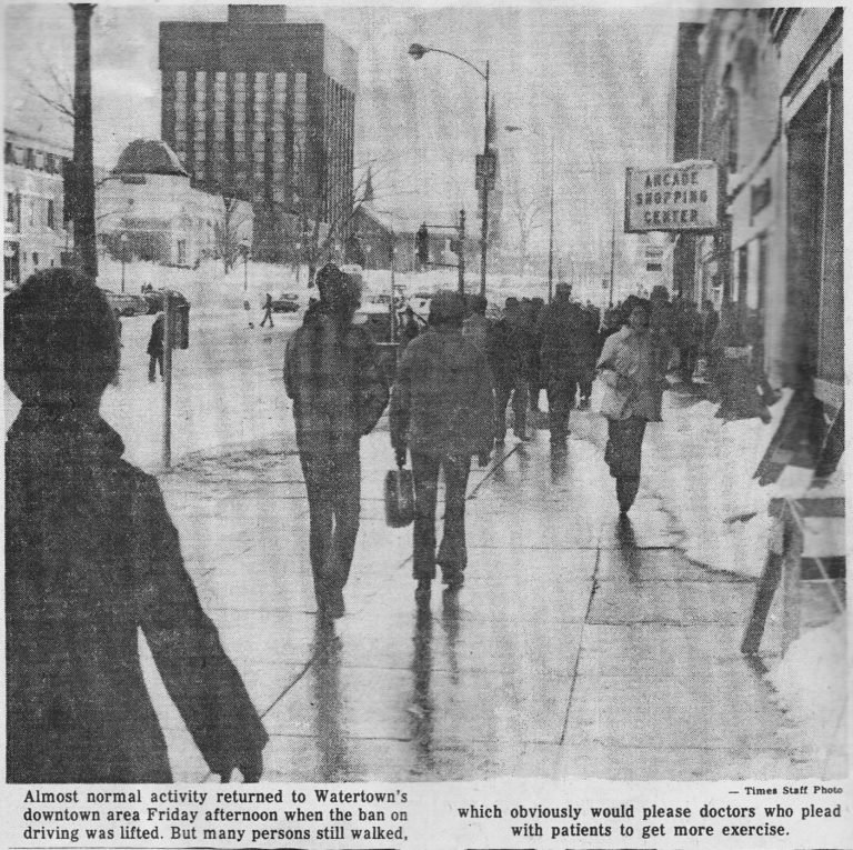 Blizzard of 1977 - Washington Street