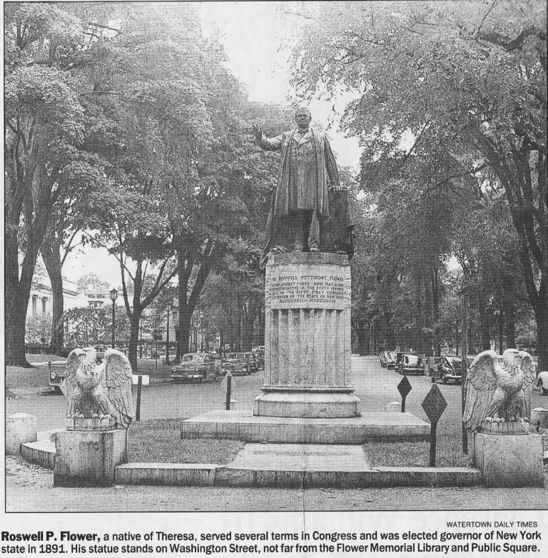Governor Roswell P. Flower Monument (1902 - Present)