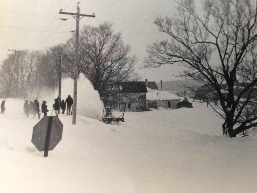 Blizzard of 1977 Main St Adams NY