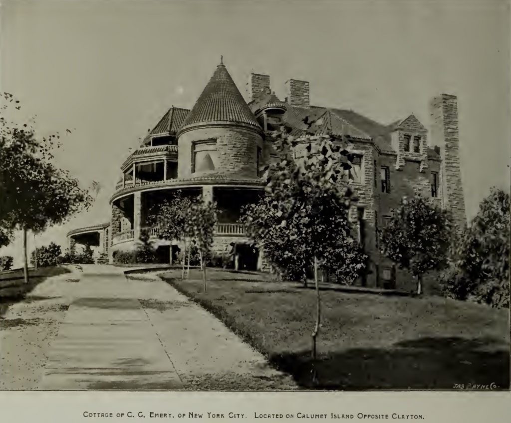 Emery Castle On Calumet Island - 1,000 Islands (1894 - 1956) 9 Emery Castle on Calumet Island