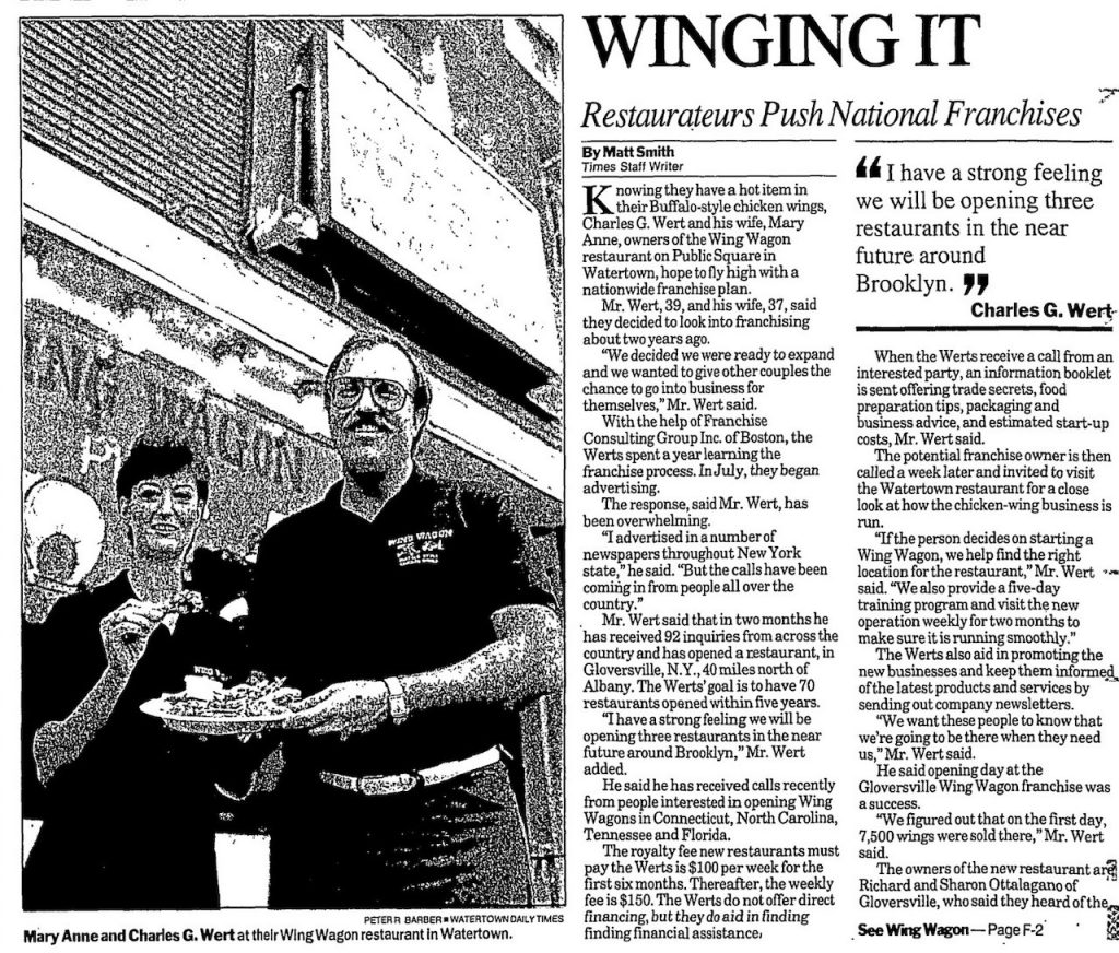Wing Wagon Article