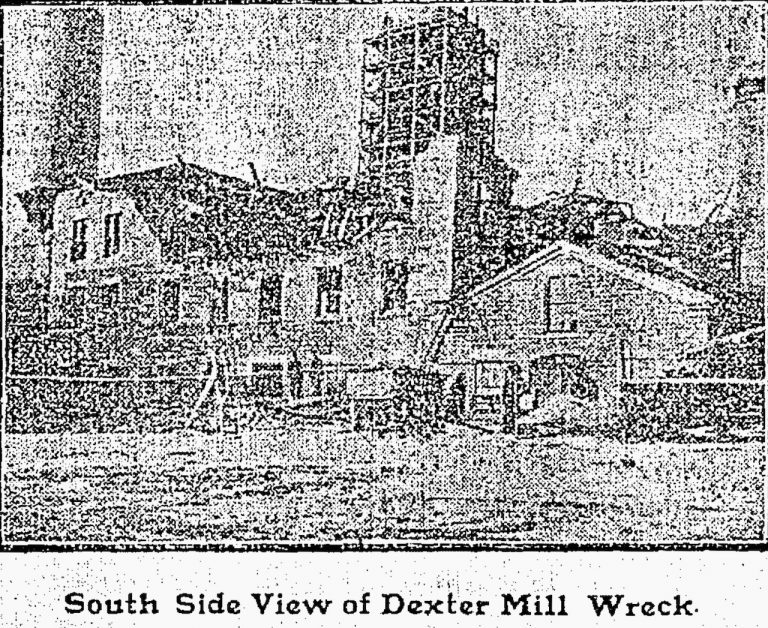 Dexter Sulphite Mill Explosion - January 18 1903