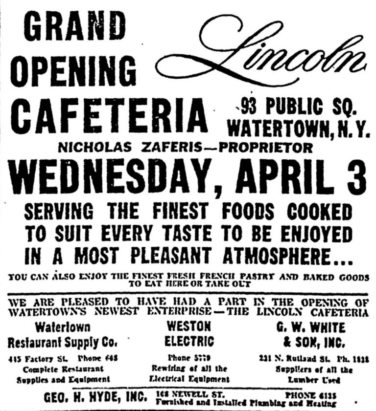 Lincoln Restaurant - Aldimar Restaurant - 93 Public Square (1957 - 1985)