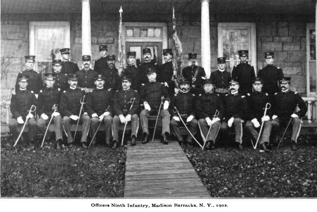 Officers at Madison Barracks 1902