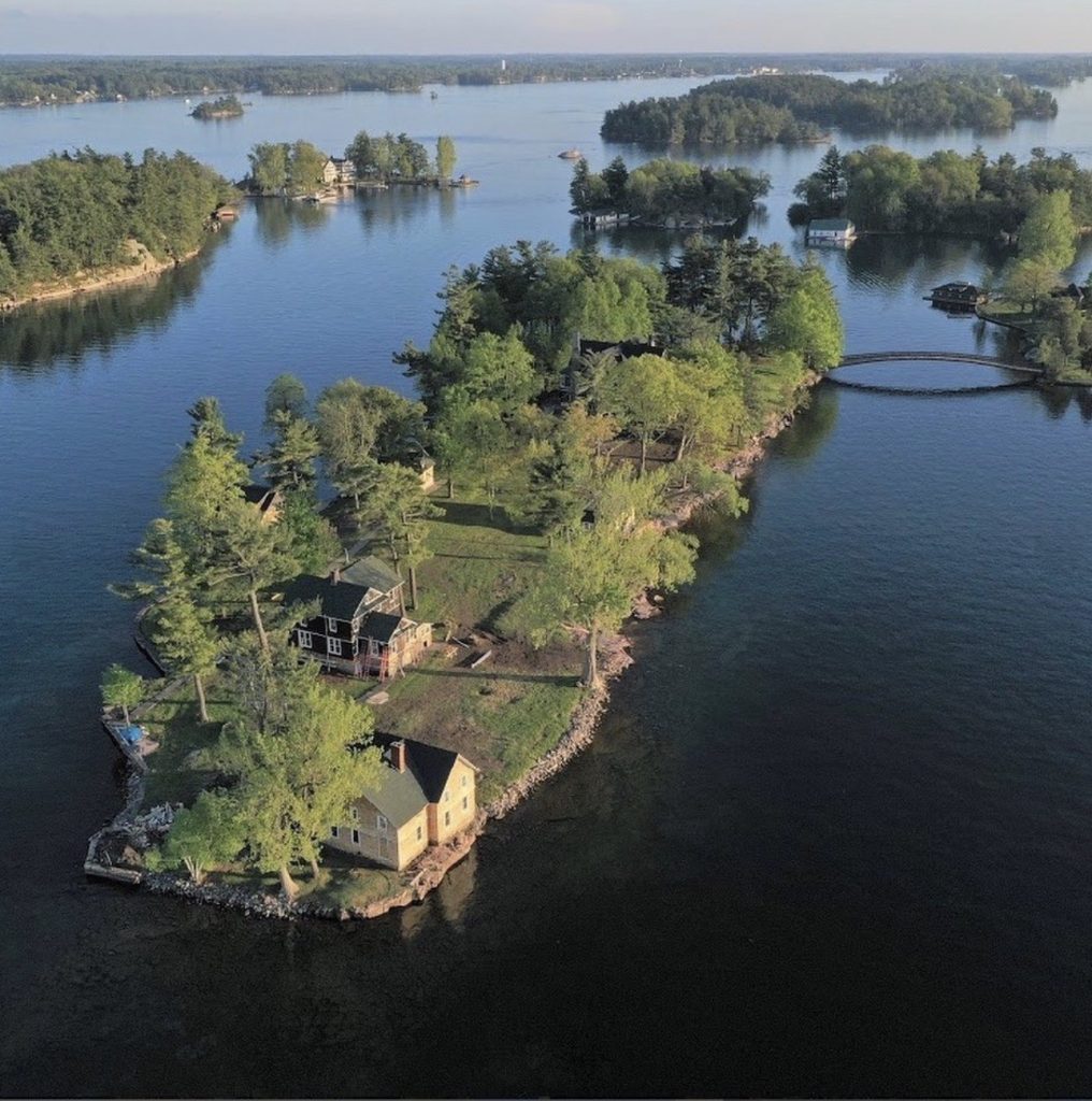 Sport Island and Little Lehigh aerial photo