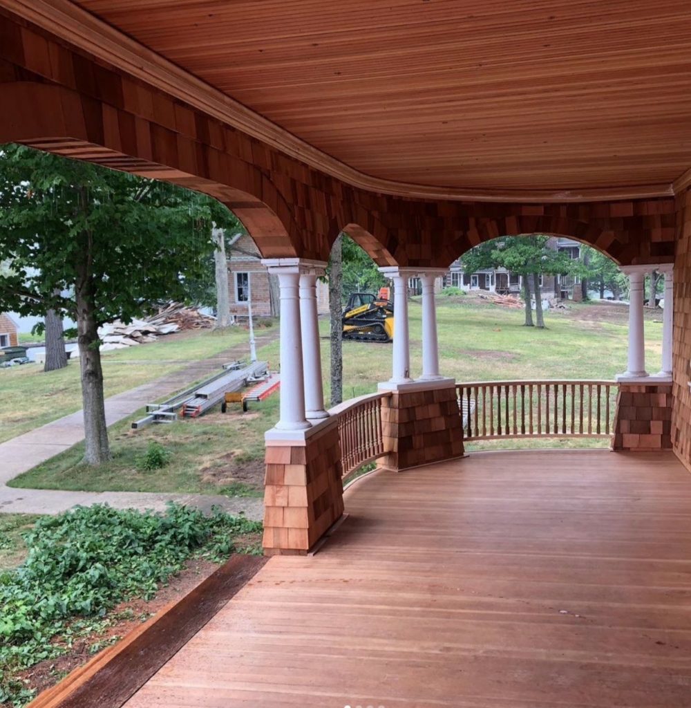 6 bedroom cottage new porch 