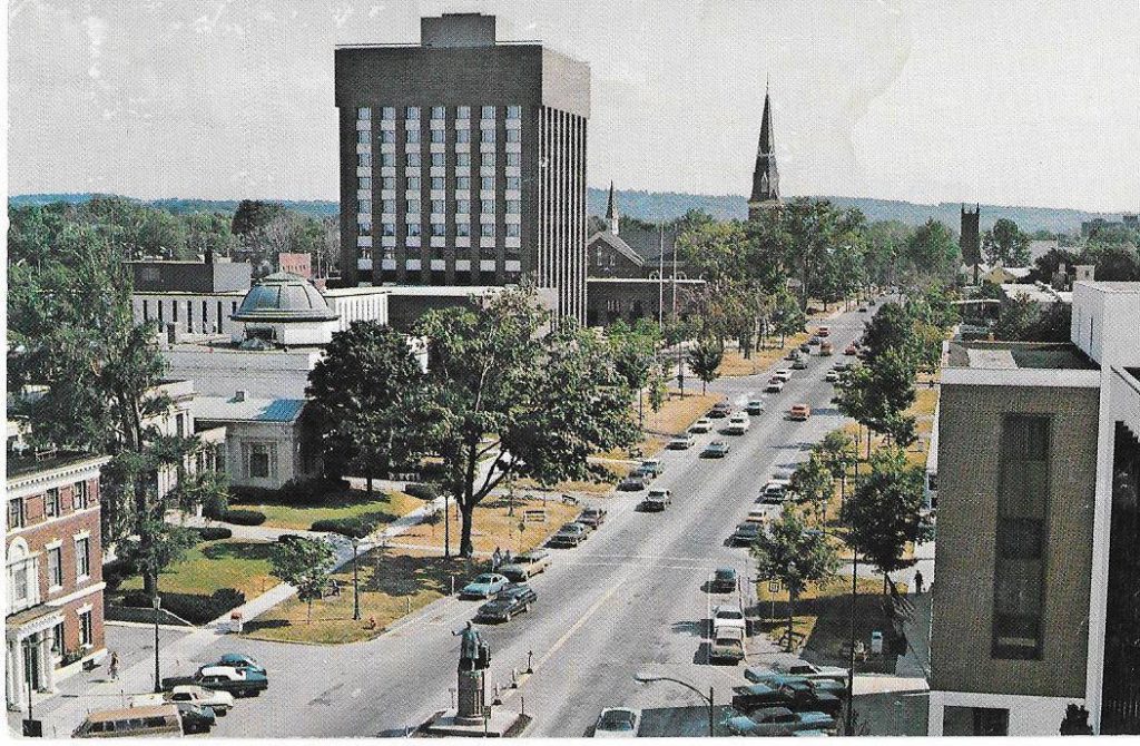 Washington Street after Dutch elm disease