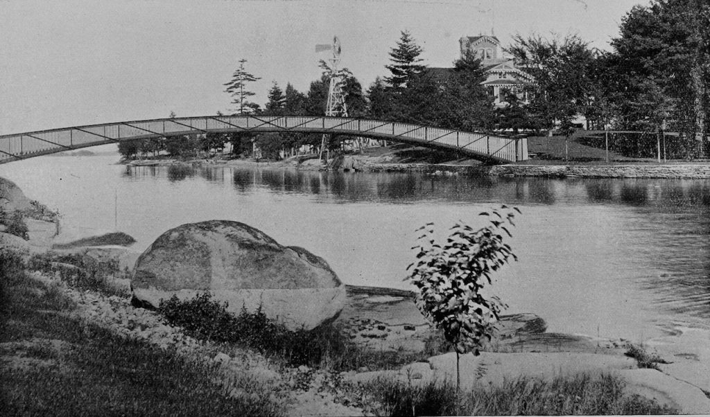 Looking from Little Lehigh to Sport Island