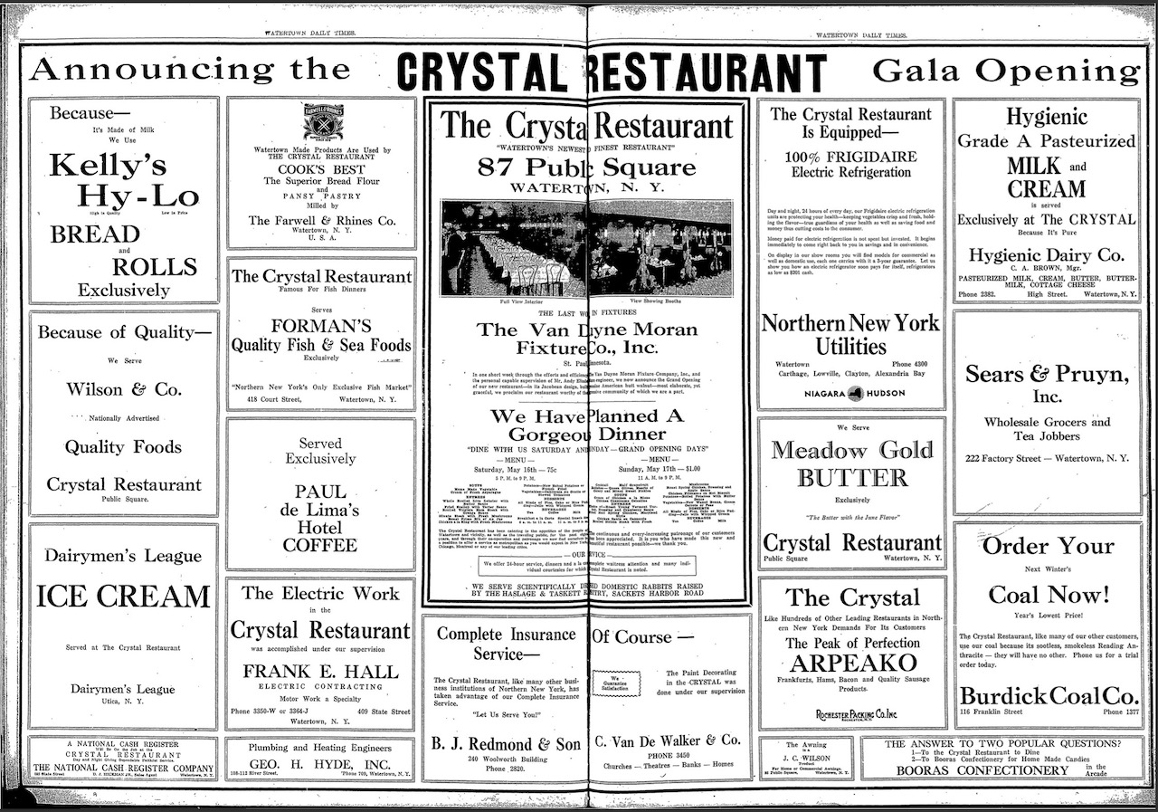 Crystal Restaurant 87 Public Square