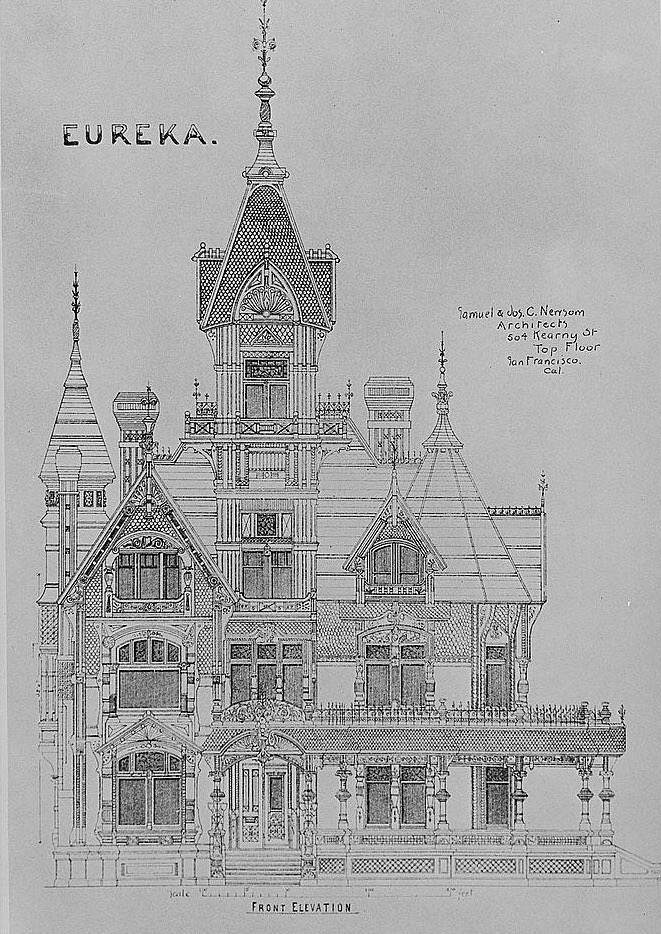 Carson Mansion Architectural Drawing