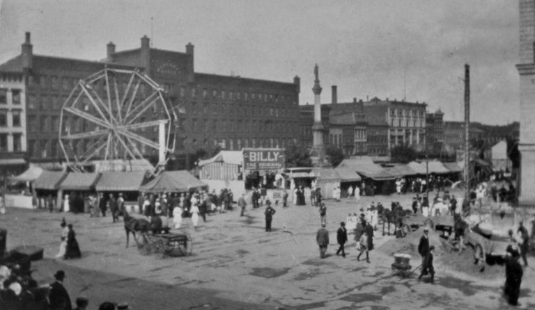 Elks Carnival - Public Square - 1914