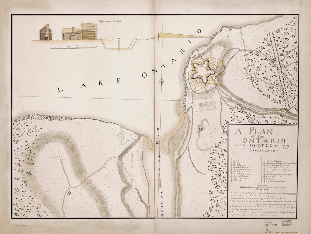 A Plan of Fort Ontario, 1759