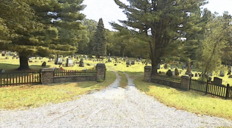 Graveyard Ghost At Calvary Cemetery - August 1880