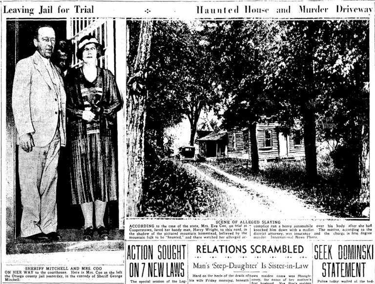 The 1934 Murder at the Haunted House On Crumhorn Mountain