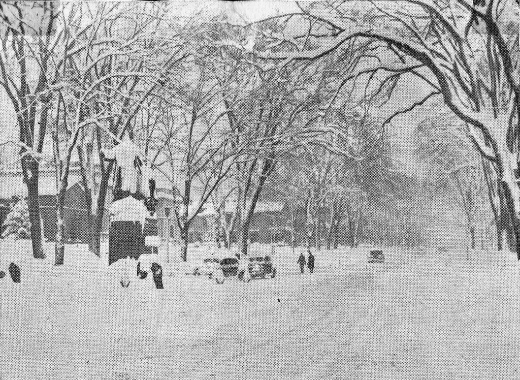 March 1947 snowstorm - Washington Street, Watertown, NY