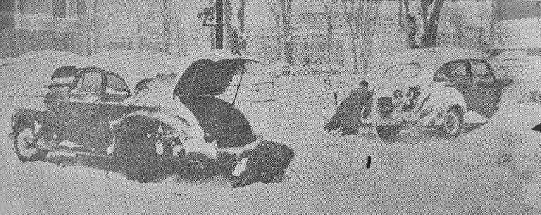 March 1947 Snowstorm Paralyzes North Country
