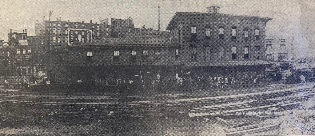 he old depot in Watertown and freight house