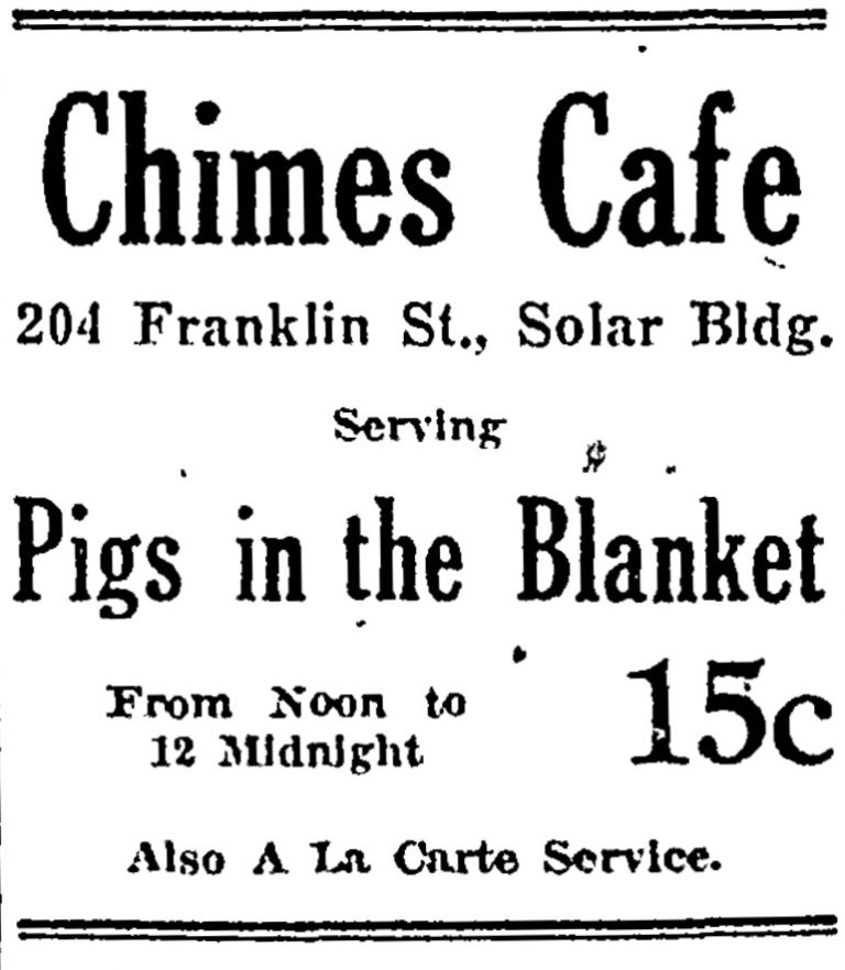 Chimes Cafe (1934 - 1983)