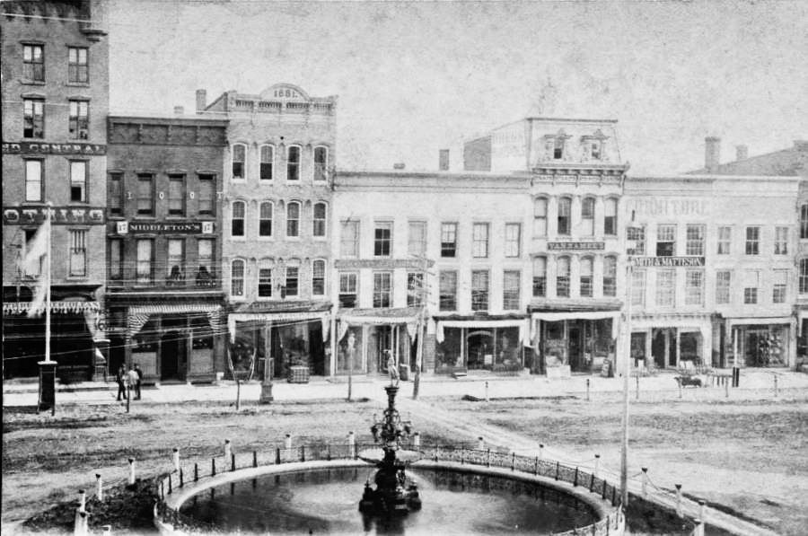 Downtown Watertown of 1881