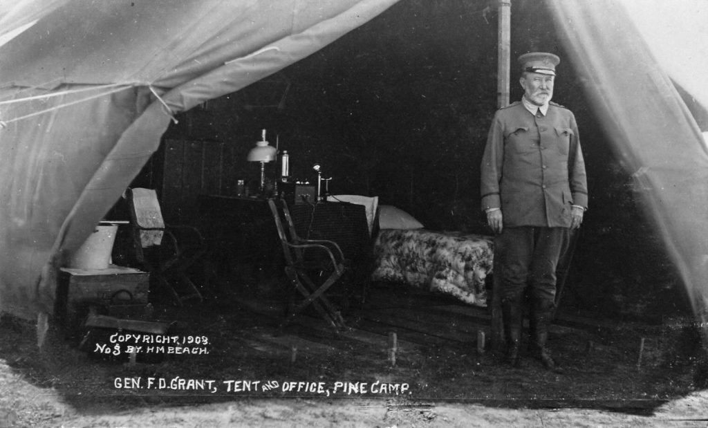 General Frederick D. Grant at Pine Camp