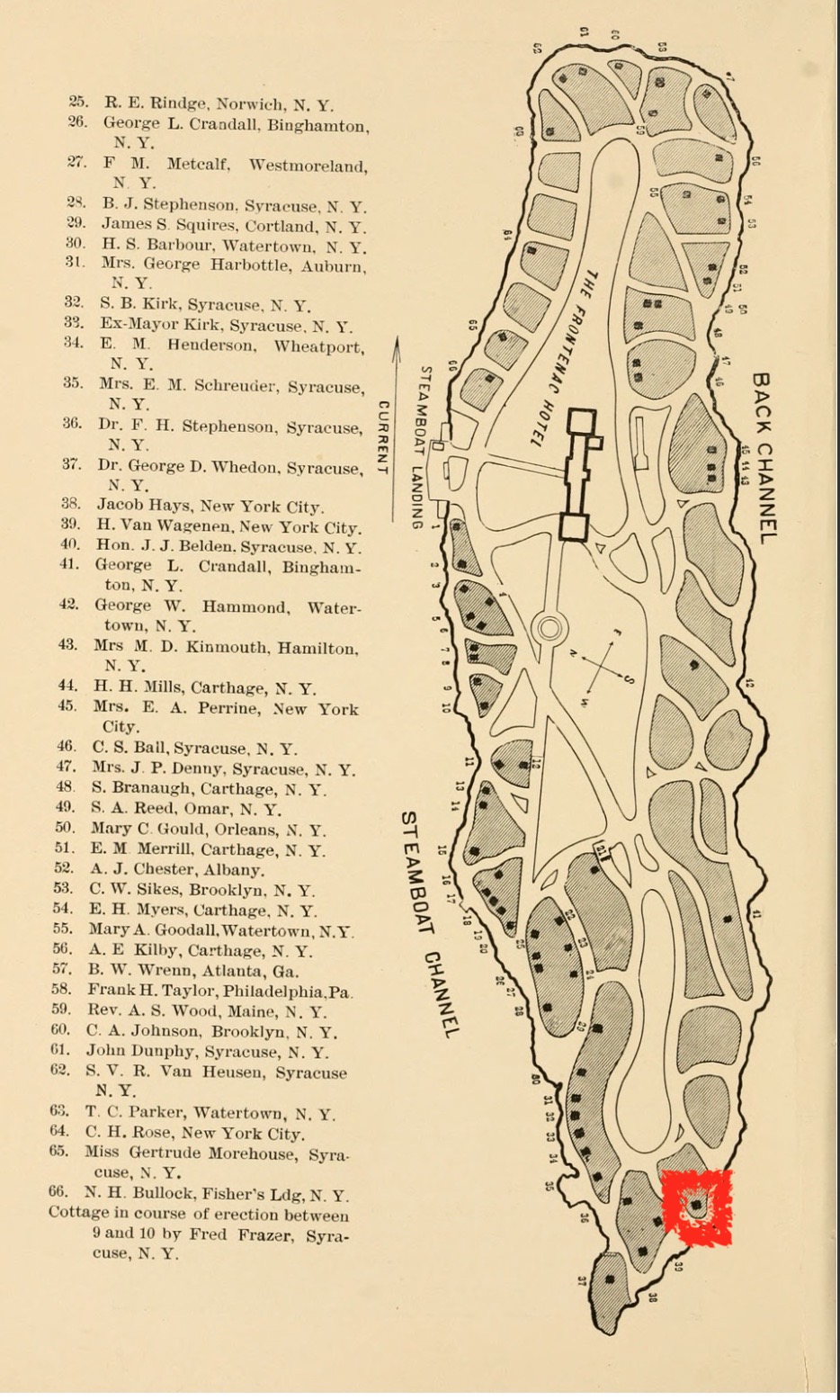 Map of Round Island Park 