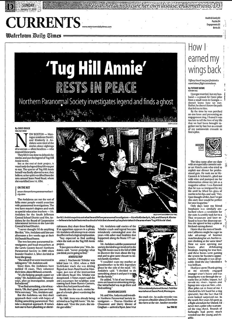 The Legend of Tug Hill Annie - June 14, 1954