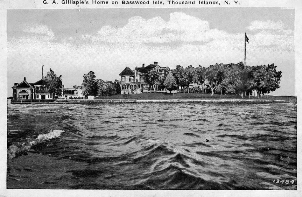 Thomas A. Gillespie summer home on Basswood Island.
