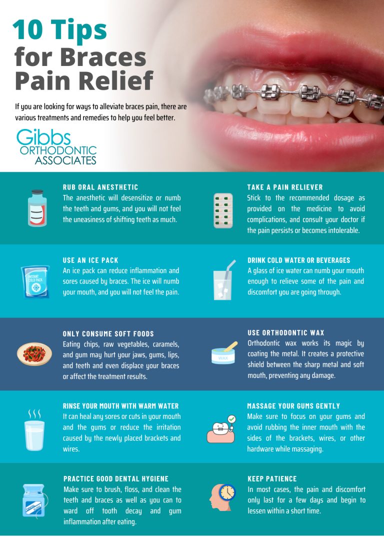 10 Tips for Braces Pain Relief 768x1086