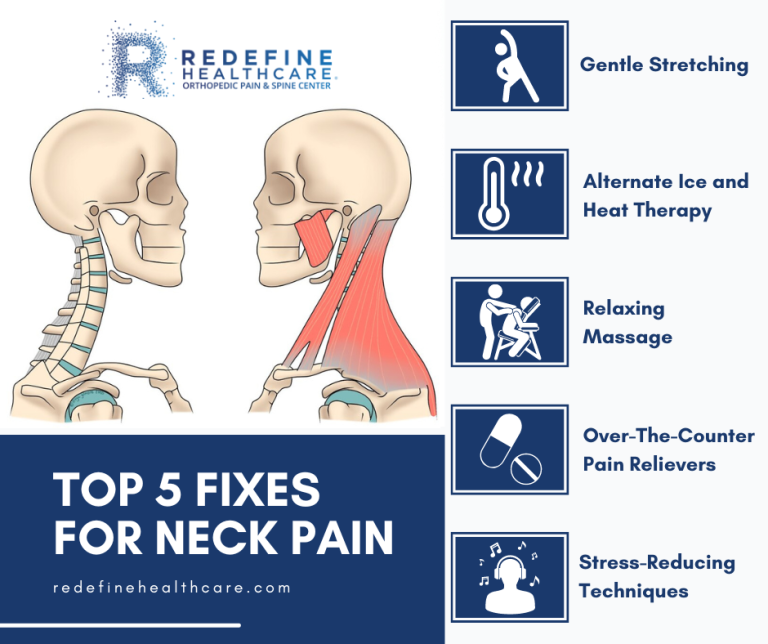 Five Quick Fixes for Neck Pain 768x644