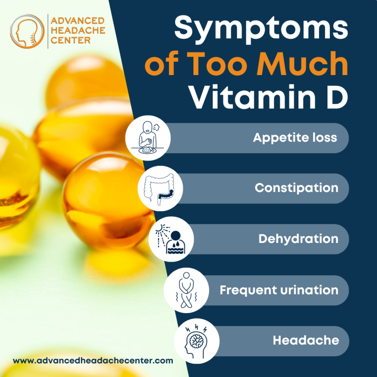 Symptoms of Too Much Vitamin D 768x768