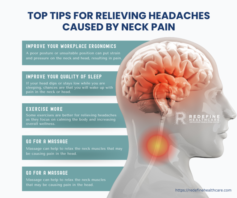 Top Tips for Relieving Headaches Caused by Neck Pain 1 768x644