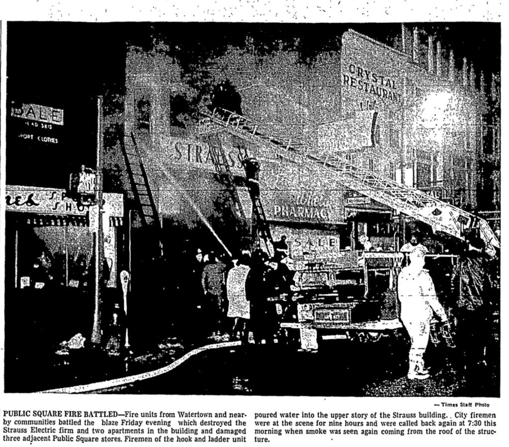 Strauss Bldg Fire 1968