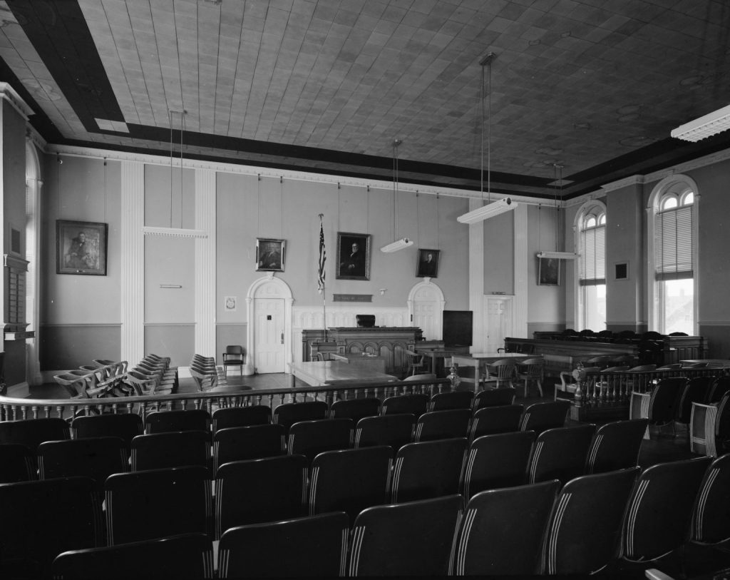 Interior 2nd floor of Jefferson County Courthouse. 