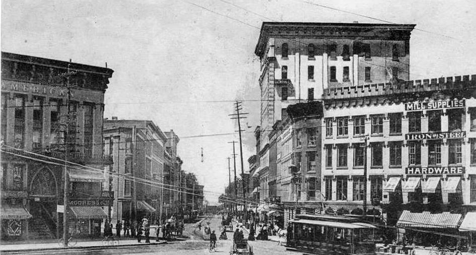 Railway Car on Public Square