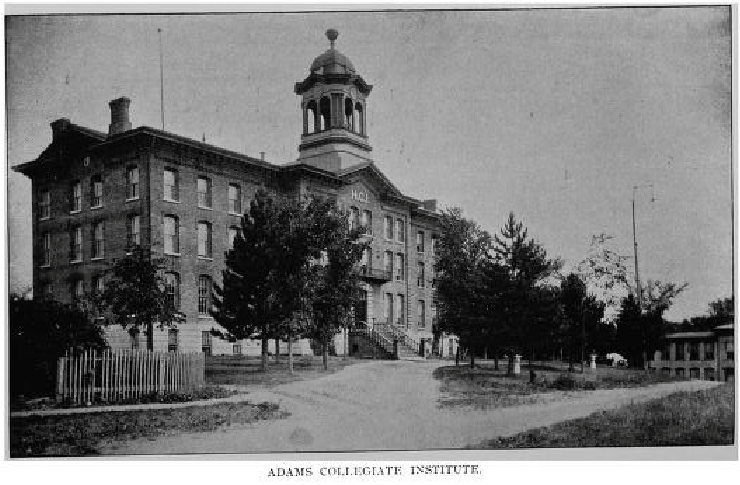 Hungerford Collegiate Institute - Adams Collegiate Institute Est. 1855 Hungerford Collegiate Institute - Adams Collegiate Institute Est. 1855